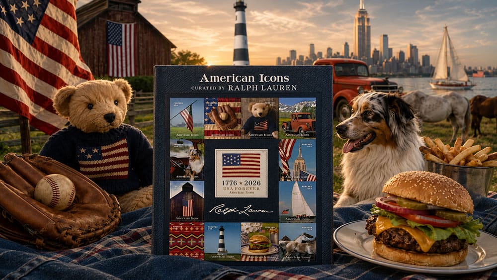 Ralph Lauren Curates American Icon Stamps