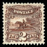 #124 Without Grill united states stamp scott #124
