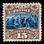 #129 Type III united states stamp scott #129