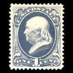 #182 Soft Porous Paper united states stamp scott #182