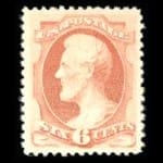 #186 Soft Porous Paper united states stamp scott #186