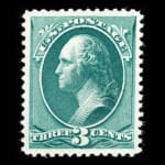 #207 Re-Engraved united states stamp scott #207