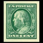 #383 Imperf Wmk 190 united states stamp scott #383