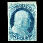 #5 Type I united states stamp scott #5