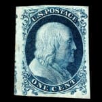#6 Type Ib united states stamp scott #6