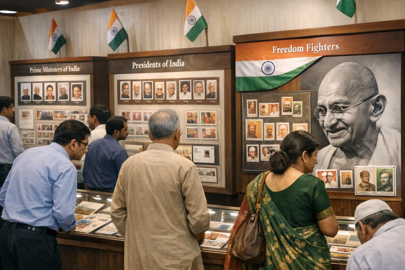 Stamp Exhibition Highlights India Unity Through Its Leaders