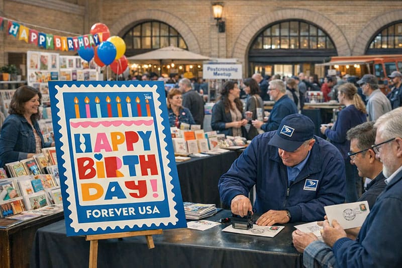 Providence Stamp Event Elevates the Happy Birthday Stamp